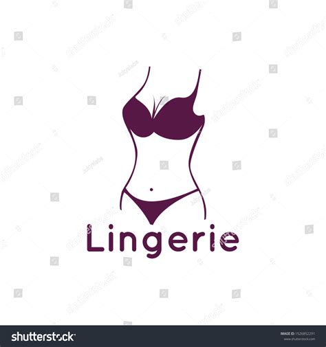 Lingerie Lady Bra Logo Vector Illustration Stock Vector Royalty Free 1526852291 Shutterstock