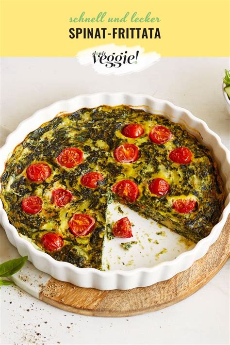 Spinat Frittata schnelles Low Carb Rezept Neue Genießer Ideen mit