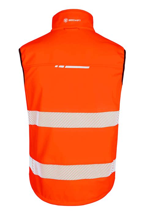 Deltic Hi Vis Orange Softshell Bodywarmer Orange Hello Bsd Or