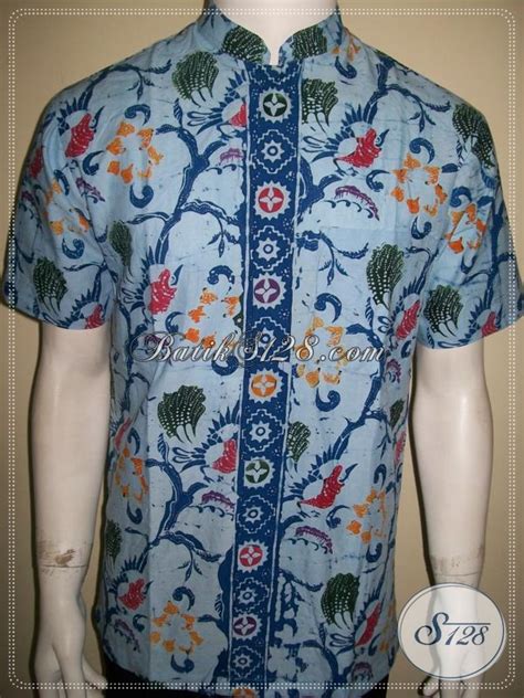 Baju Batik Koko Pria Terbaru Kerah Shanghai Modern Ld989ctk M