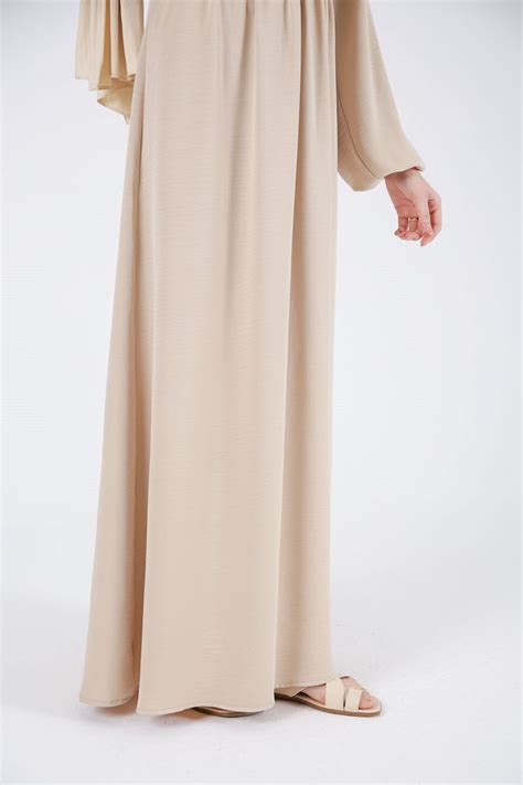 ROBE SATINÉE NUDE DILEK YAMAKOGLU