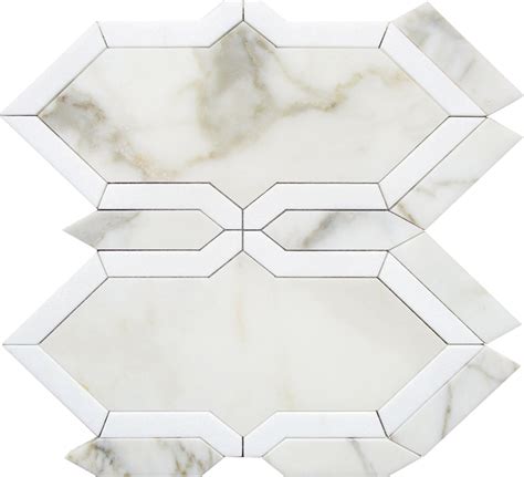 BUY ONLINE: Majesty Isabella Waterjet Skalini Mosaic | (12⅝"X13⅜"X⅜ ...