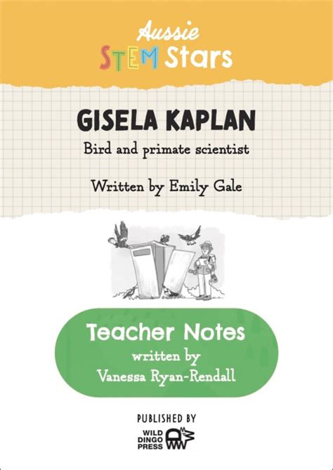 Aussie Stem Stars Gisela Kaplan Teacher Notes The Education Shop