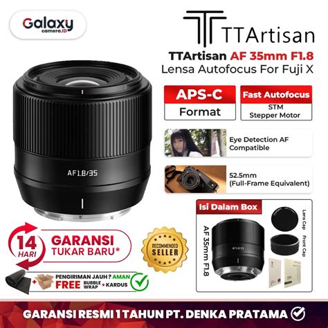 Jual Lensa Ttartisan Auto Focus Af Mm F Autofocus For Fujifilm