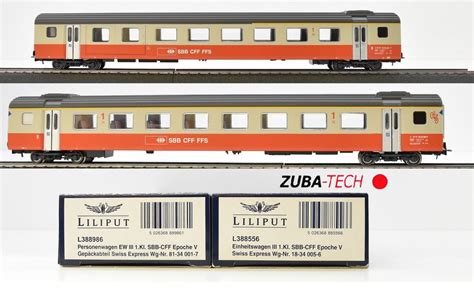 Liliput X Ew Iii Personenwagen Swiss Express Sbb H Gs Ovp Kaufen