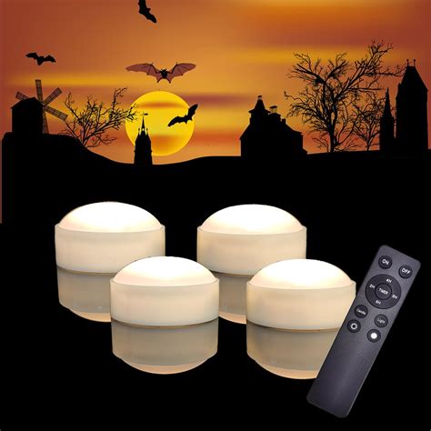 Amazon IZAN 3 Pack Battery Operated LED Pumpkin Lights With Remote