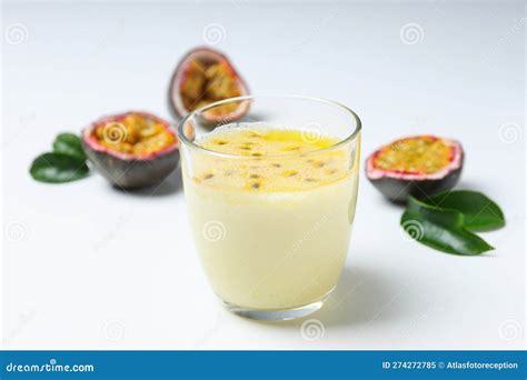 Concept Of Delicious Food Passion Fruit Mousse Stock Image Image Of