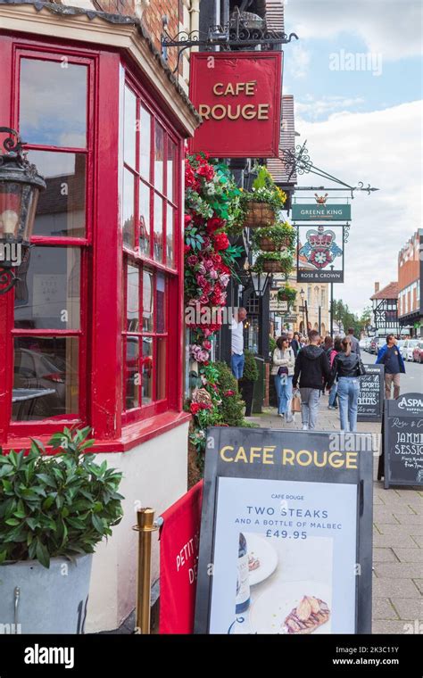 Cafe Rouge Sheep Street Stratford Upon Avon Stock Photo Alamy