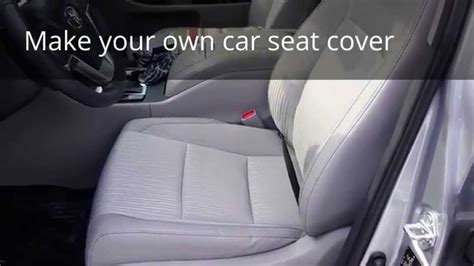 How To Sew Car Seat Covers