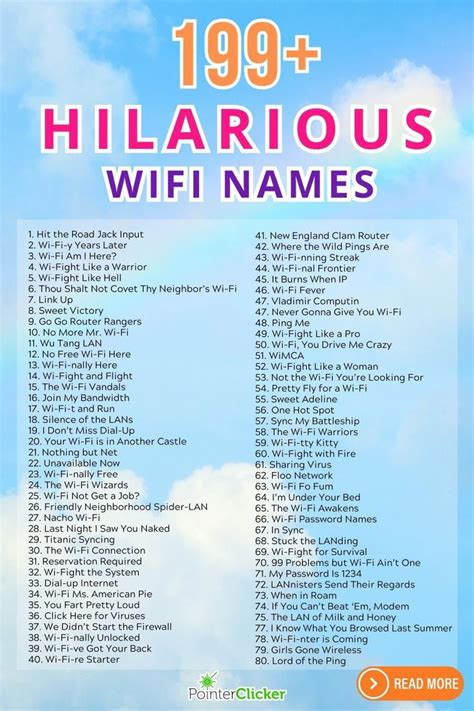 Our Collection Of 199 Hilarious Wi Fi Name Ideas Is Guaranteed To