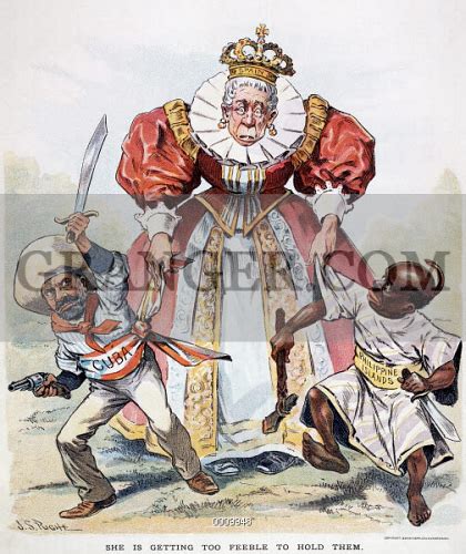 Image of IMPERIALISM CARTOON, 1896. American Cartoon By J.S. Pughe ...