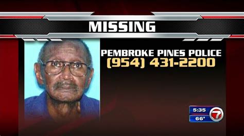 Elderly Man Missing From Pembroke Pines Wsvn 7news Miami News