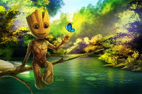 HD wallpaper: Baby Groot Artwork | Wallpaper Flare