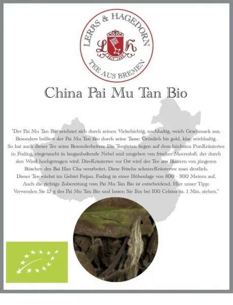 China Pai Mu Tan Bio Kg De Eur Picclick Fr