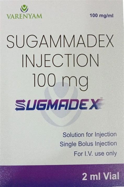sugammadex injection bridion latest price manufacturers suppliers