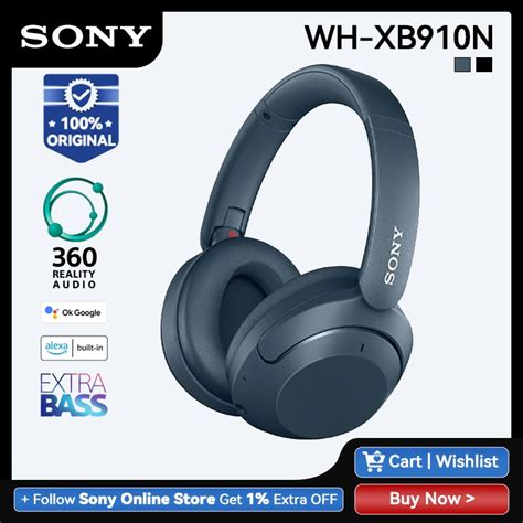 Sony WH XB910N Inal Mbrico Con Cancelaci N De Ruido EXTRA Graves