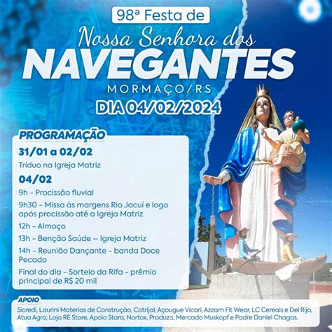 Festa Da Par Quia De Nossa Senhora Dos Navegantes De Morma O Ser No