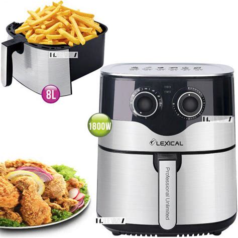 ᐉ Фритюрница Lexical LAF-3004 электрическая аэрогриль 1800 Вт 8 л ...