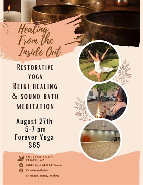 Restorative Yoga Reiki Healing And Sound Bath Meditation Forever Yoga