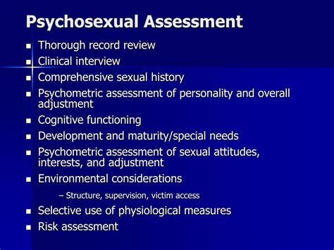 PPT Specialized Assessment Of Juvenile Sex Offenders PowerPoint Presentation ID