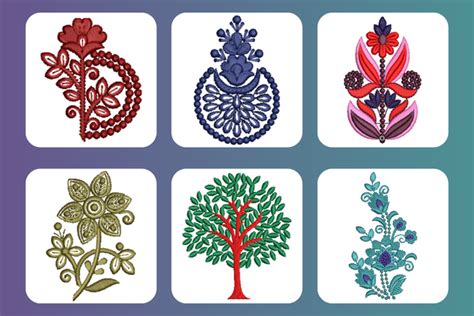 Elegant Floral Motifs · Creative Fabrica