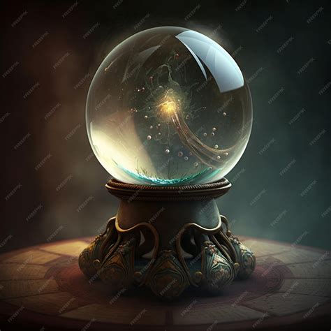 Premium AI Image | Magic ball Energy mysterious orb magical prediction