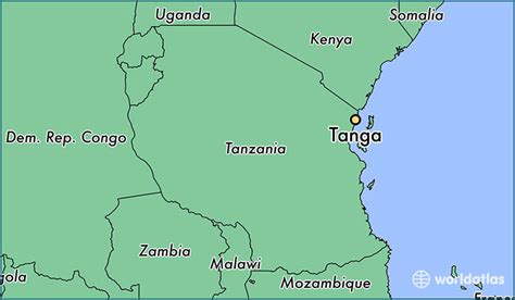 Tanga Tanzania Map