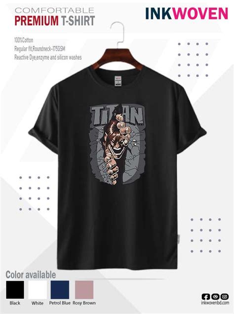 Attack on Titan Anime T-shirt Wall Breaker - inkWoven