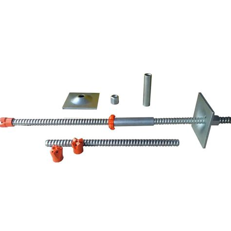 Self Drilling Anchor Bolt For Tunnel With Drill Bit For Rock And Soil