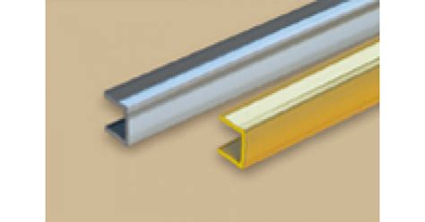 Профиль декоративный П-образный для плитки металлизированный ИДЕАЛ П12М ...