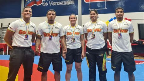 Bolívar consigue cinco medallas en Torneo Internacional de Lucha en