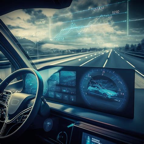 Transport Du Futur Nouvelles Technologies Generative Ai Photo Premium