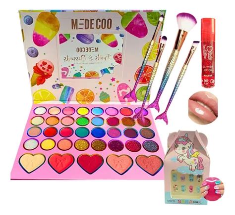 Kit O Set De Maquillaje Para Nena Ni A Juego De Regalo U As