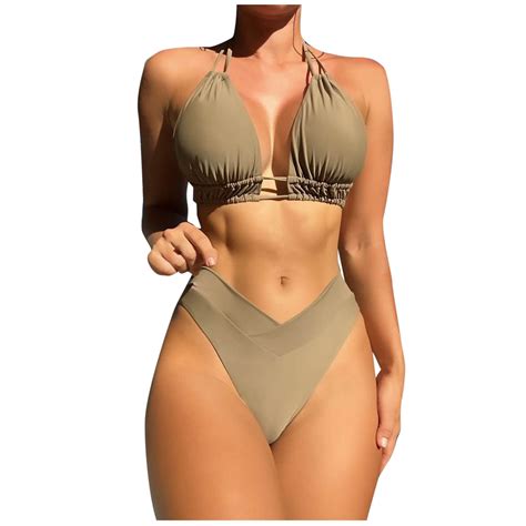 Zuesphe Swimsuit For Women Bikini Sexy One Piece Bathing Suits For Women Womens Plus