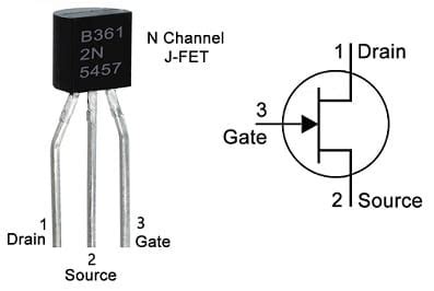 2N5457 N Channel JFET Datasheet Working Its Applications