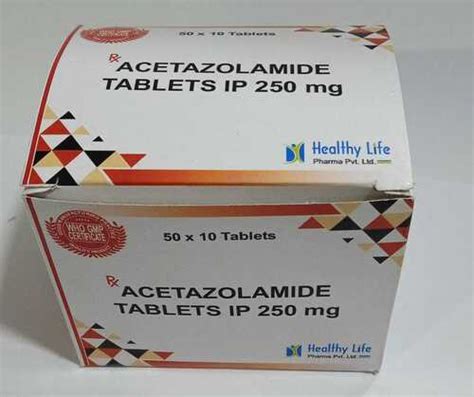 Acetazolamide Tablet 250 Mg At Best Price In Mumbai Healthy Inc