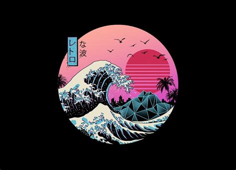 The Great Retro Wave Threadless Artist Shop Retro Waves Square