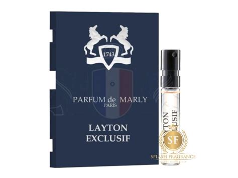 Layton Exclusif By Parfums De Marly Ml Edp Perfume Sample Spray