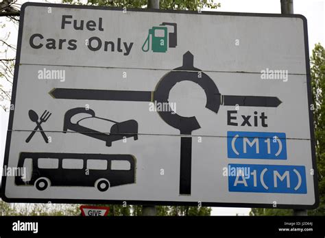 Scenes From South Mimms Services Motorway Service Station Stock Photo