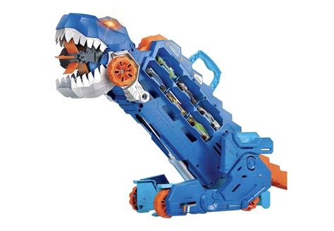 Tor Samochodowy Hot Wheels Zestaw T Rex Mega Transporter Wy Cigowy Autka Erli Pl