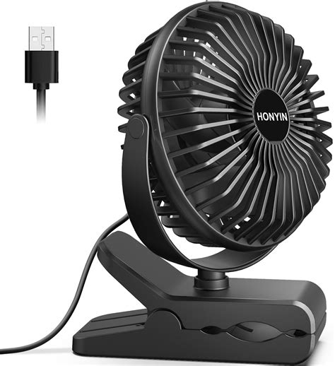 Honyin Clip On Fan 720° Rotation Small Desk And Clip Fan Personal