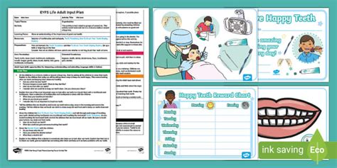 Psed Happy Teeth Adult Input Plan And Resource Pack