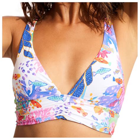 Seafolly Under The Sea Longline Tri Bikini Top Damen Online Kaufen