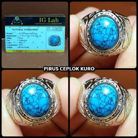 Jual Natural Pirus Blue Persian Iran Memo Lab Shopee Indonesia