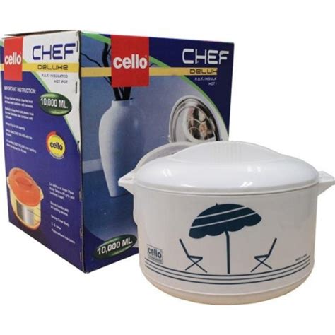 Buy Cello Chef Deluxe Hot Pot Insulated Casserole L Taw Eel