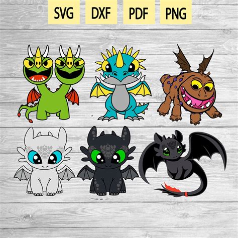 Bundle Toothless Dragon Svg Bundle Dragon Svg Dragon Iron On Etsy