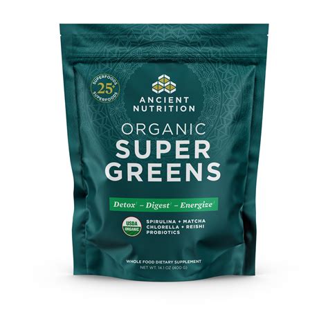 Organic SuperGreens | Powder Greens Flavor (50 Servings)