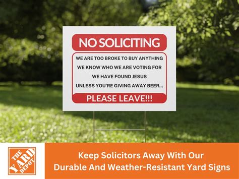 Funny No Soliciting Yard Sign We Re Not Interested Sign Funny Yard