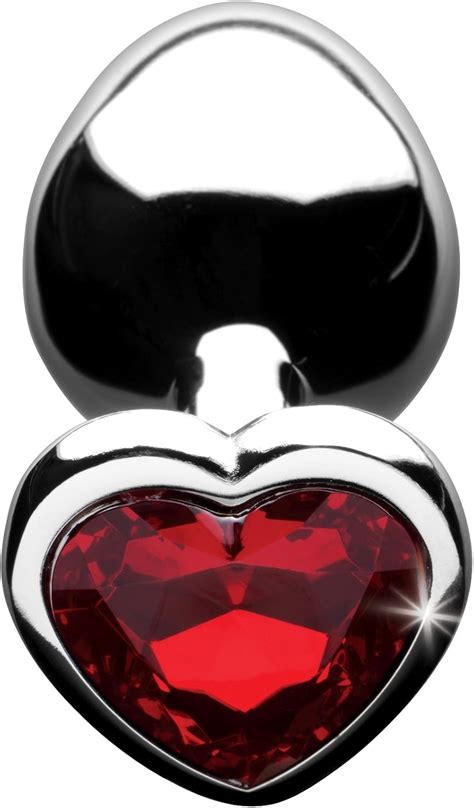 Lynx Enchufe anal de corazón de aleación de aluminio más pequeño rojo Yaxa Colombia