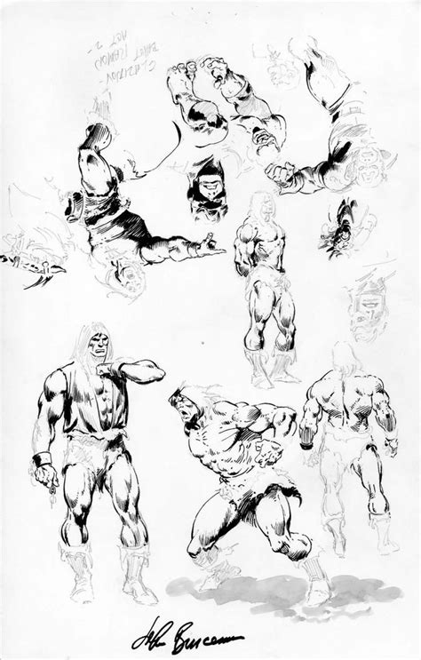 JOHN BUSCEMA THE LOST DRAWINGS CLICK On Pics To See FULL SIZE